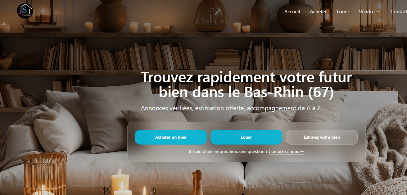 Site Pour agence immobilière.